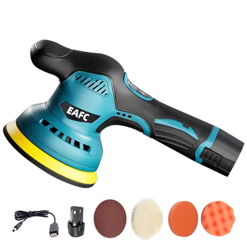 Wireless Car Polisher 12V 2800-5500Rpm Cordless Car Polishing Machine Electric Polishing Wax Tool Noiseless 8 Variable Speeds